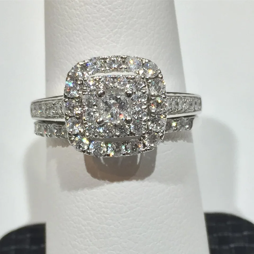Diamond engagement ring shared by Mitchell Jewelers