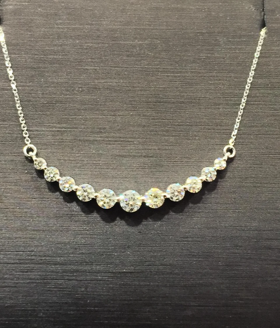 Diamond necklace shared by Mitchell Jewelers