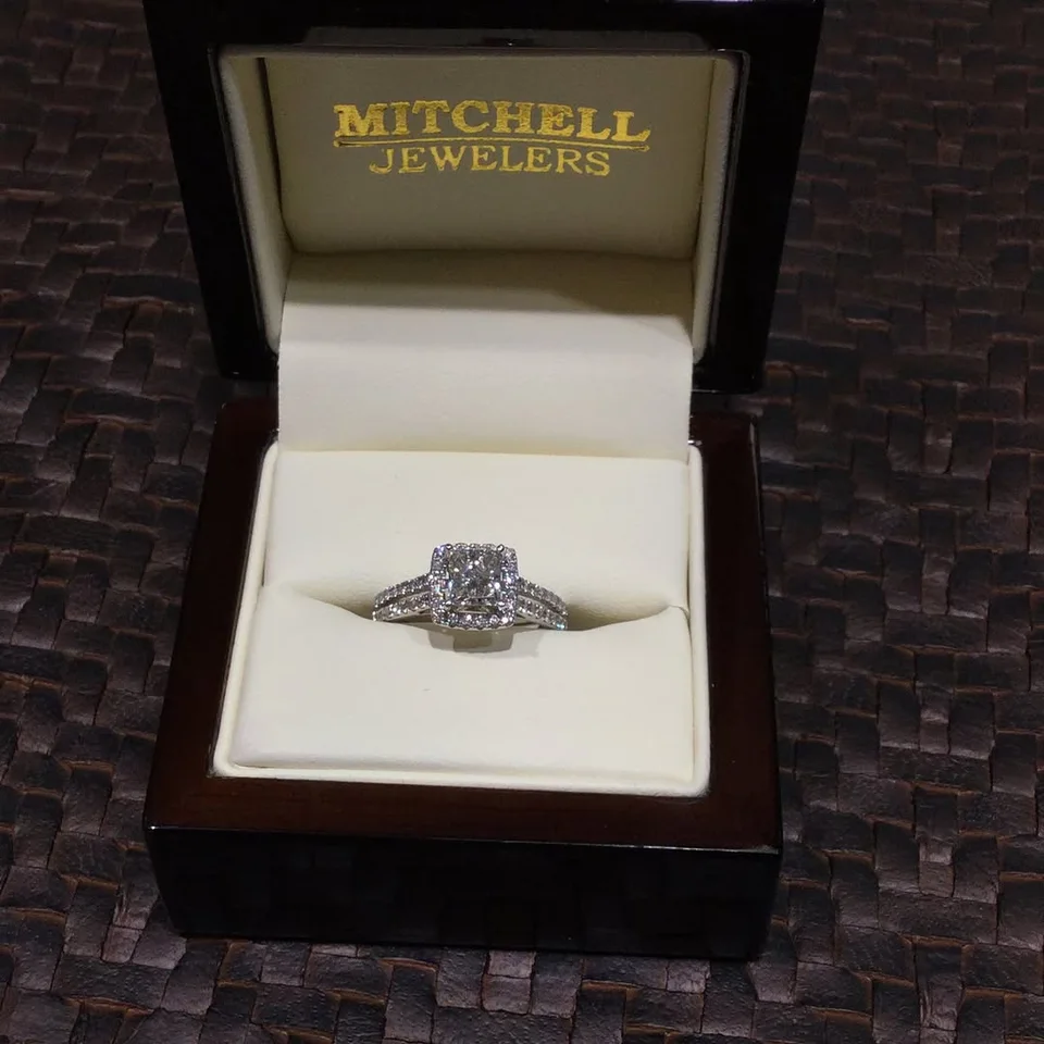 Diamond engagement rings shared by Mitchell Jewelers, photo 4