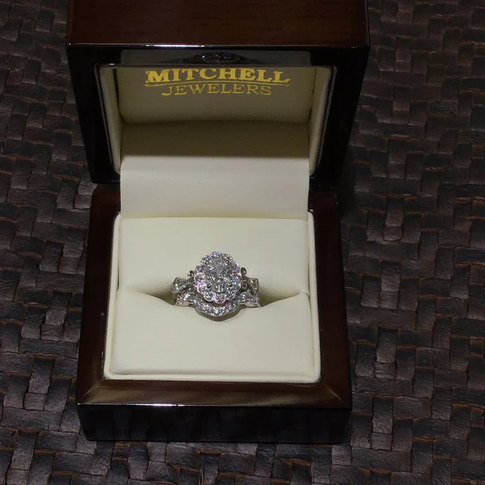 Diamond engagement rings shared by Mitchell Jewelers, photo 6