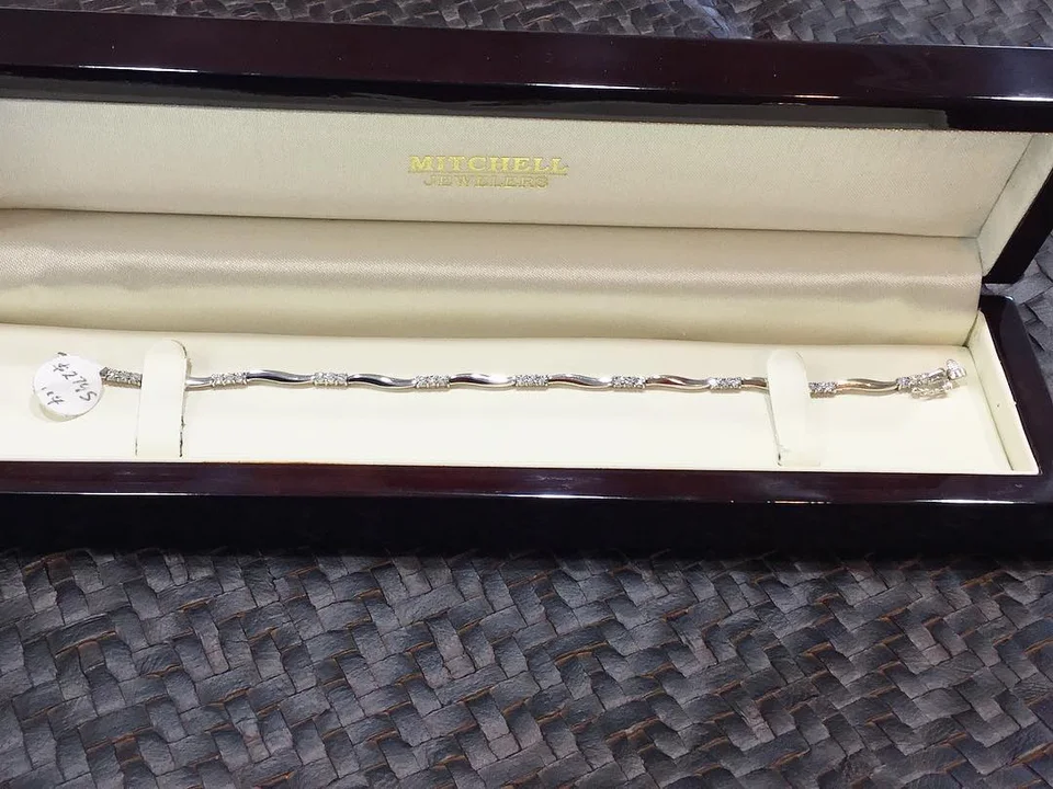 Diamond bracelet from an archived Mitchell Jewelers promotion