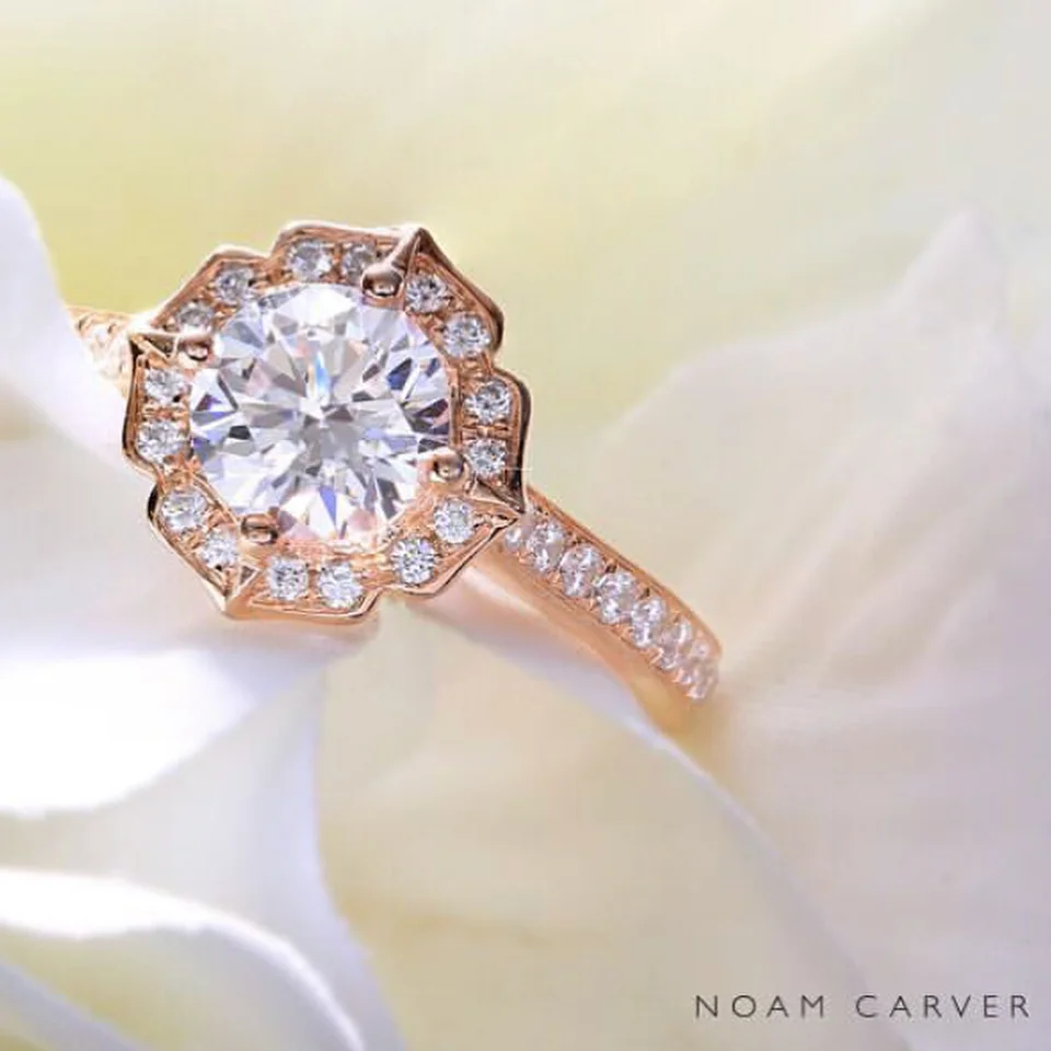 Noam Carver engagement rings shared by Mitchell Jewelers, photo 4